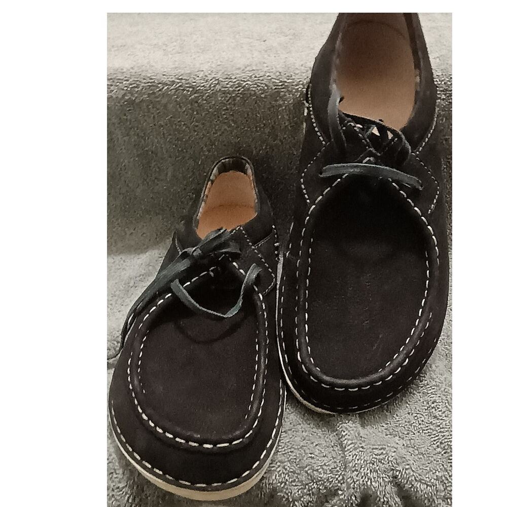 NWOT Men's  Birkenstock Pasadena Mocca Suede Lace Up Flats - Size 11(44) / Black